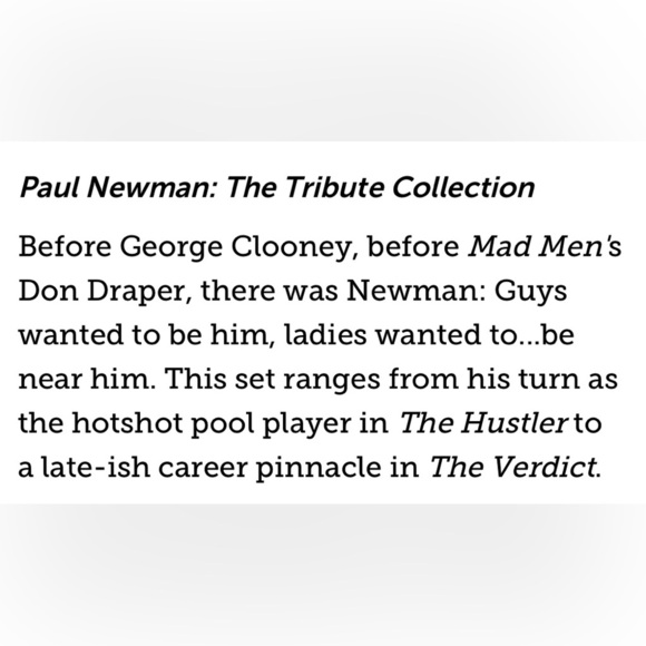 NWT Paul Newman tribute 17 movie DVD & photobook Collection Blue Box Set - Picture 9 of 9